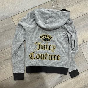 Juicy Couture - Light Grey Velour Tracksuit Jacket